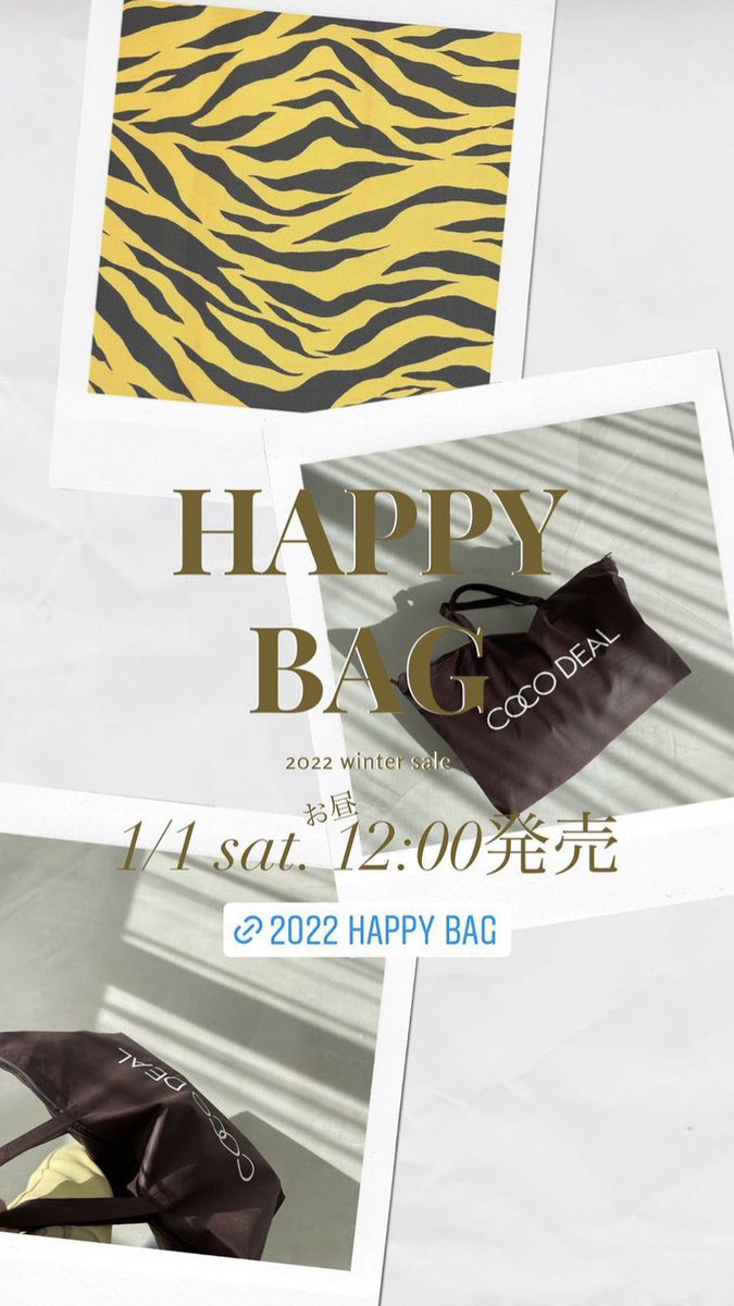 卸・仕入れサイト ココディール 2022年のHAPPYBAG抜き取りなし