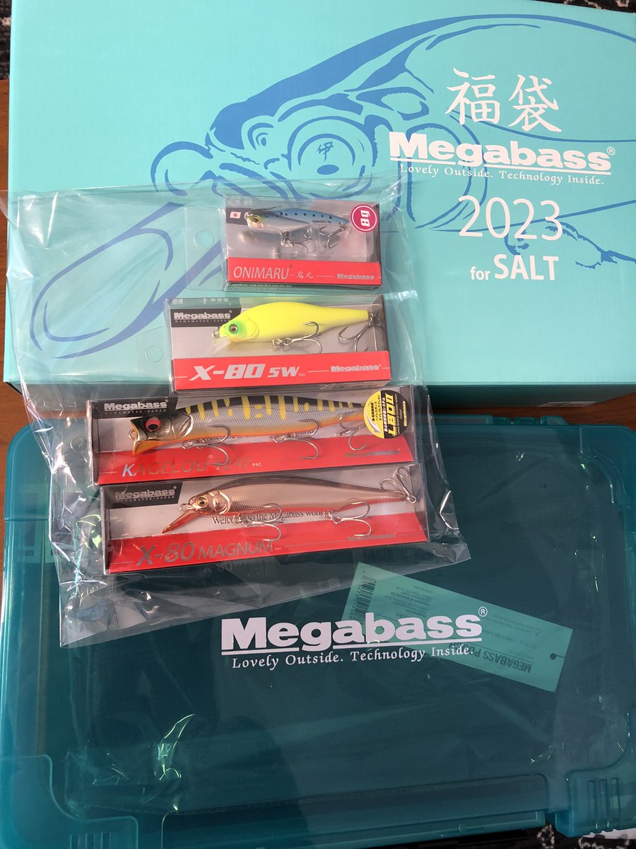 メガバス(Megabass) ﾒｶﾞﾊﾞｽ 2024福袋 SALT SET od - スポーツ・アウトドア