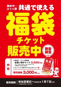 コッペ亭の福袋の中身2025-4-1