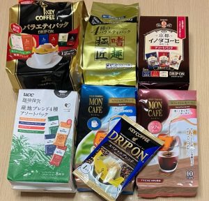 ドリップコーヒーの福袋の中身2025-4-1