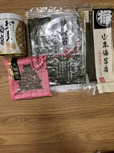 山本海苔店の福袋の中身2025-3-1