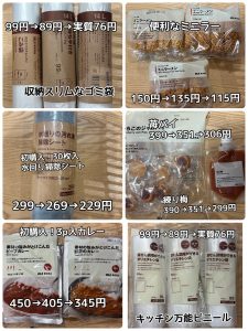 無印良品の福袋の中身2025-7-1